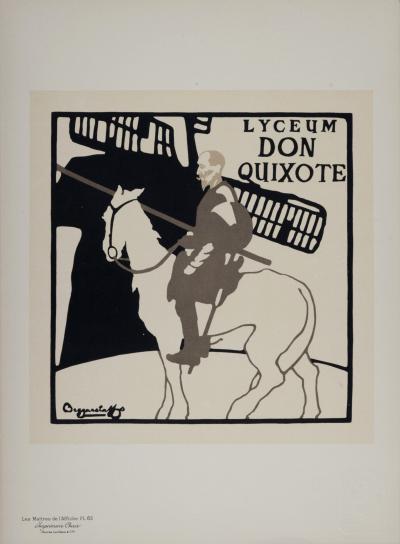 BEGGARSTAFFS - Les Maîtres de l'Affiche : Don Quixote, 1897 - Lithograph 2