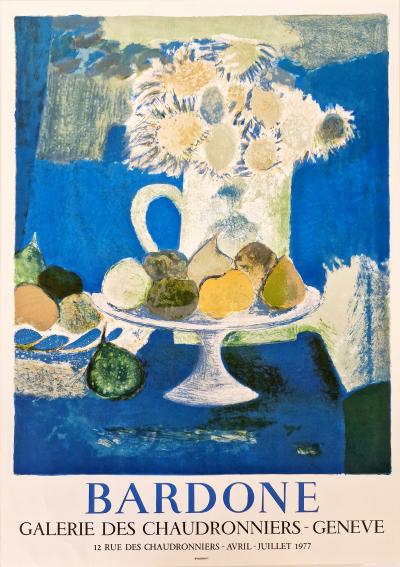 Guy Bardone - Nature morte - Affiche originale 2