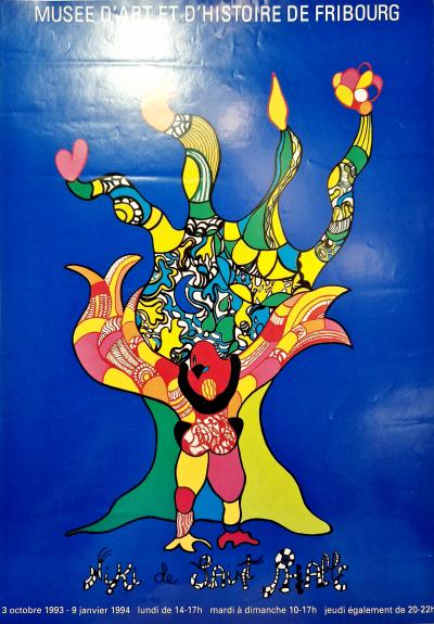 Niki de Saint Phalle - Musée d’art et d’histoire de Fribourg - Affiche originale 2