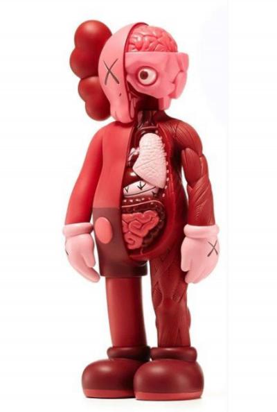KAWS - Blush Companion Flayed - Sculpture en vinyle 2