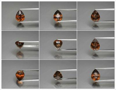 4,17 carats. Zircon brun naturel 2