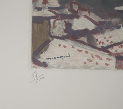 Albert MARQUET - Vue à la mer - Gravure originale signée 2