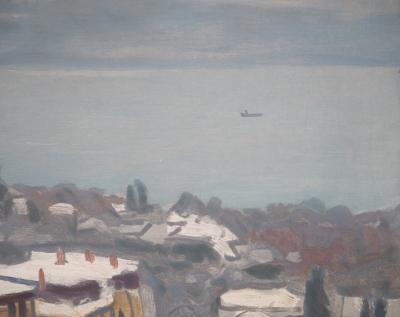 Albert MARQUET - Vue à la mer - Gravure originale signée 2