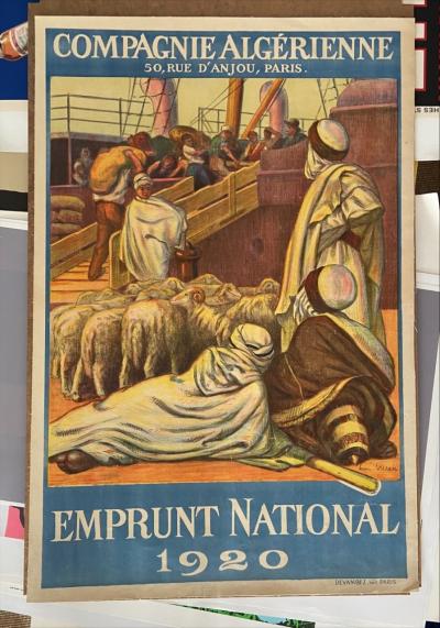 Henri Villain - Affiche Compagnie Algérienne - Lithographie 2