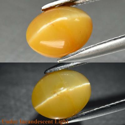 2,37 carats. Opale oeil de chat naturelle 2