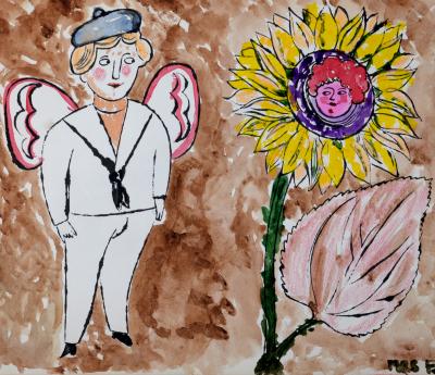 Andy WARHOL - In the Bottom of My Garden (K), 1956 - Offset lithograph (Hand-colored!) 2