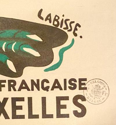 Original vintage poster - World Film and Fine Arts Festival of Belgium - Felix Labisse (1905-1982), 1947, Lithograph 2