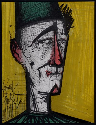 Bernard BUFFET - Le Clown Jojo, 1967 - Lithographie 2