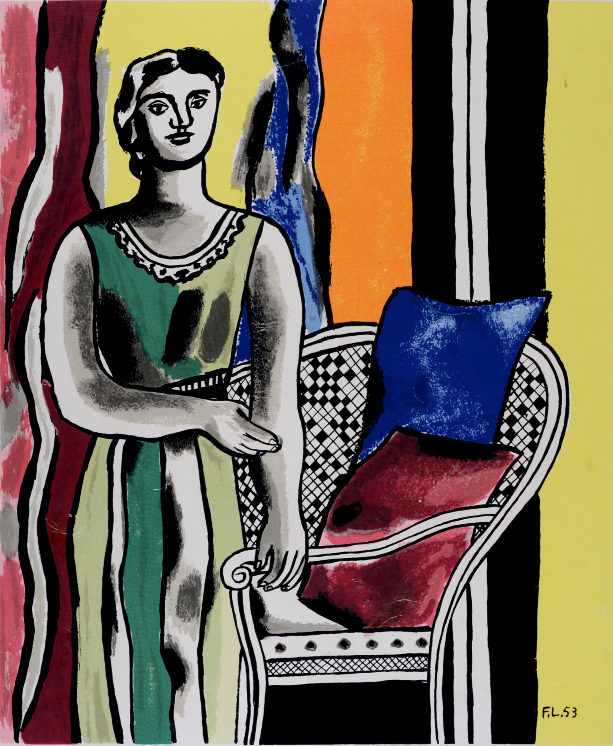 Fernand LÉGER Femme au fauteuil, 1953