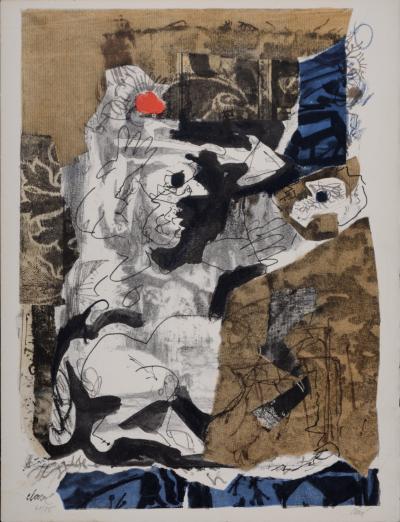 Anthony CLAVE - Les dieux aventuriers et le talisman, 1966 - Original lithograph 2
