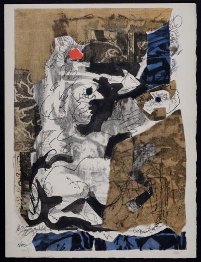 Anthony CLAVE - Les dieux aventuriers et le talisman, 1966 - Original lithograph 2