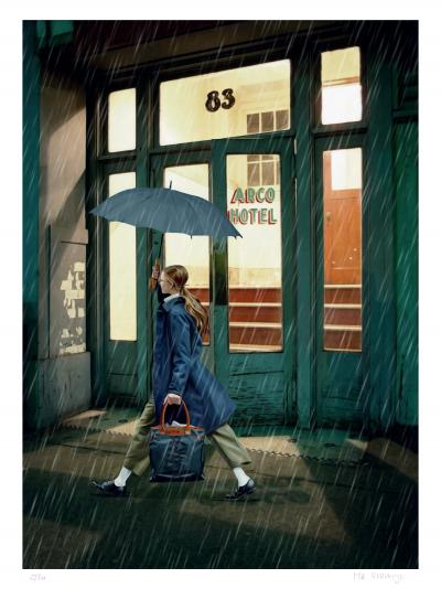Mr Strange - La Demoiselle au Parapluie - 2021 - Giclée numérotée sur papier d’Art 2