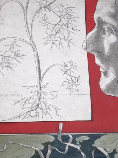 Hans ERNI - Jean-Jacques Rousseau, 1973, Gravure eau-forte 2