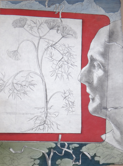 Hans ERNI - Jean-Jacques Rousseau, 1973, Gravure eau-forte 2