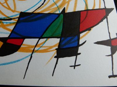 Joan Miró - La lune verte, 1972 - Impression Mourlot lithographie originale 2