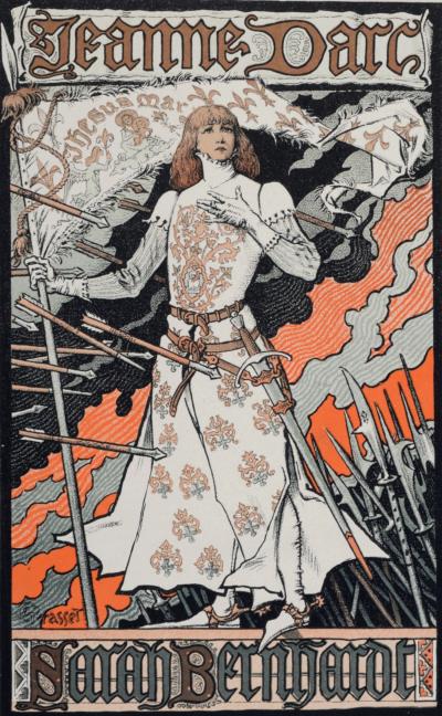 Eugène GRASSET - Jeanne D'arc, 1896 - Petite affiche lithographique 2