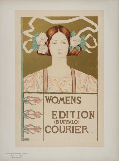Alice Russel GLENNY - Les Maîtres de l’Affiche : Womens Edition (Buffalo) Courier, 1895 - Lithograph 2