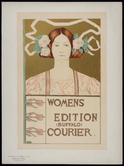 Alice Russel GLENNY - Les Maîtres de l’Affiche : Womens Edition (Buffalo) Courier, 1895 - Lithograph 2