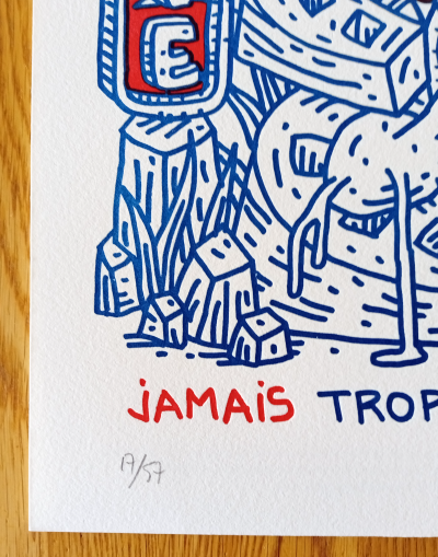 Speedy Graphito - Jamais Trop D’Amour, 2022 - Sérigraphie 2