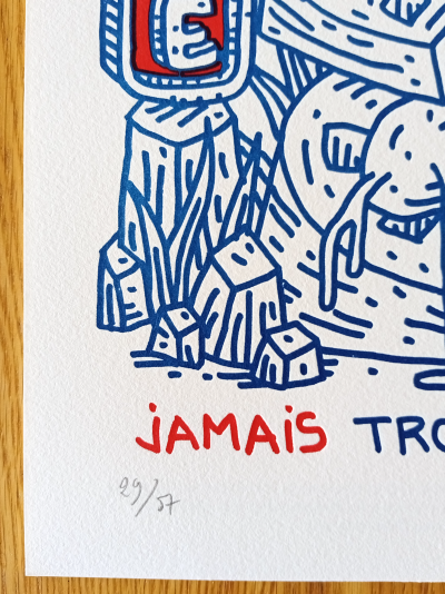 Speedy Graphito - Jamais Trop D’Amour, 2022 - Sérigraphie 2