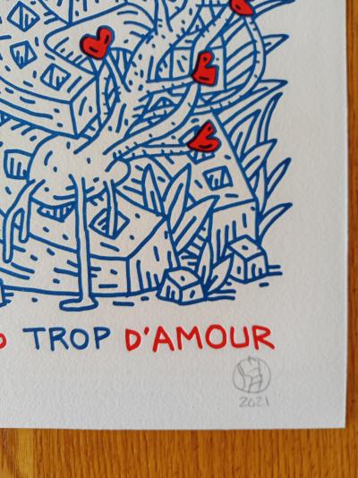 Speedy Graphito - Jamais Trop D’Amour, 2022 - Sérigraphie 2