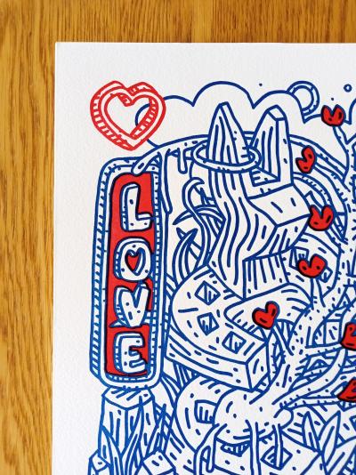 Speedy Graphito - Jamais Trop D’Amour, 2022 - Sérigraphie 2