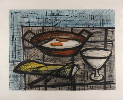 Bernard BUFFET - Nature morte aux oeufs, 1960 - Original lithograph 2