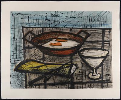 Bernard BUFFET - Nature morte aux oeufs, 1960 - Original lithograph 2