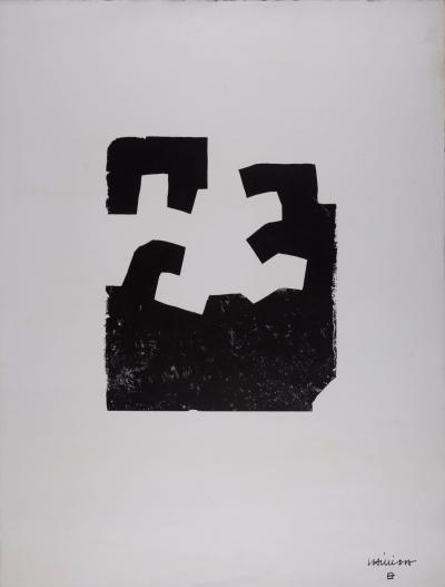 Eduardo Chillida - Idazki, 1971 - Lithographie originale sur papier BFK Rives 2