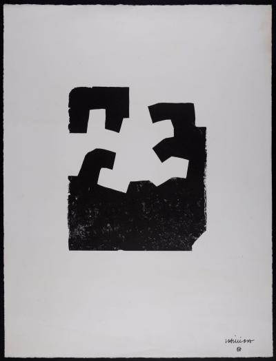 Eduardo Chillida - Idazki, 1971 - Lithographie originale sur papier BFK Rives 2
