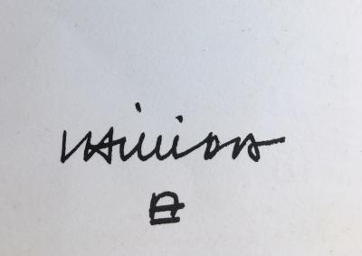 Eduardo Chillida - Idazki, 1971 - Lithographie originale sur papier BFK Rives 2