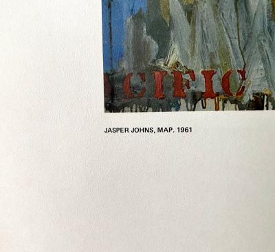Jasper Johns - Affiche de l’exposition American Art in the Twentieth Century, Musée de Tel Aviv, 1980 - Lithographie Offset 2