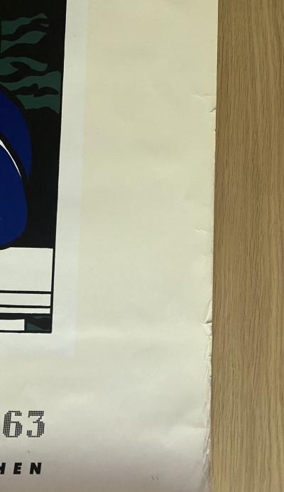 Roy Lichtenstein - Affiche Originale - Ludwig Museum - 1990, I know how you must feel, Brad, 1990 - Impression offset 2