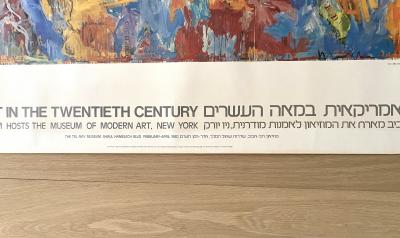 Jasper Johns - Affiche de l’exposition American Art in the Twentieth Century, Musée de Tel Aviv, 1980 - Lithographie Offset 2