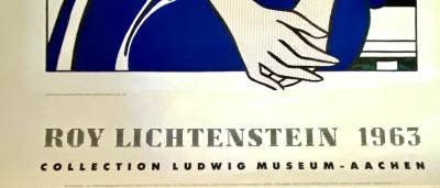 Roy Lichtenstein - Affiche Originale - Ludwig Museum - 1990, I know how you must feel, Brad, 1990 - Impression offset 2