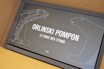 Richard Orlinski - Orlinski x Pompon, Le Choc des Titans, 2020 - Sculpture grand modèle 2