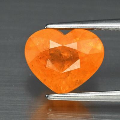 2,93 carats. Rare Grenat Fanta Orange Spessartite Naturel 2