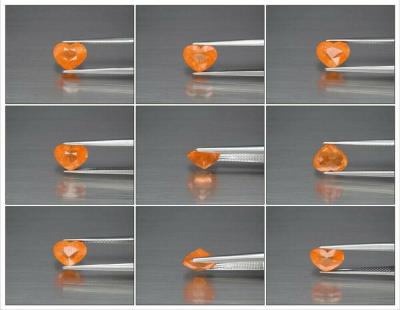 2,93 carats. Rare Grenat Fanta Orange Spessartite Naturel 2