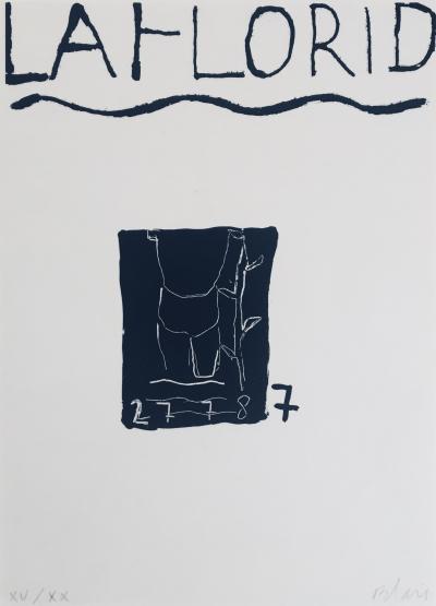 Jean-Charles BLAIS - Venc I, 1987 - Lithographie originale signée au crayon 2