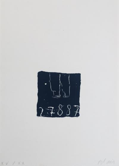 Jean-Charles BLAIS - Venc VII, 1987 - Lithographie originale signée au crayon 2