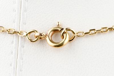 Collier et pendentif perle en or jaune 18 carats 2