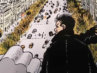 Jacques Tardi - Nestor Burma VIIIème arrondissement - Estampe pigmentaire 2