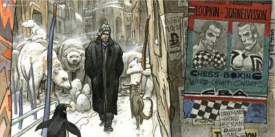 Enki Bilal - Chessboxing - Affiche 2