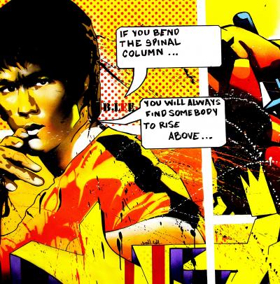 DON - Bruce Lee vs Deadpool - Sérigraphie signée et numérotée 2