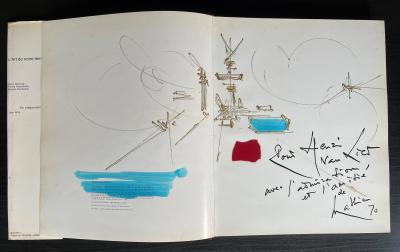 Georges MATHIEU – L’art de notre temps - Livre dédicacé avec dessin 2