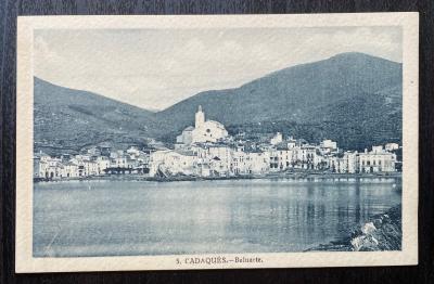 Salvador DALI – Cadaques, (années 60) - Carte avec dessin 2
