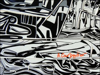 Alain Carpentier - Kharkiv… Devastation - Acrylique sur toile 2
