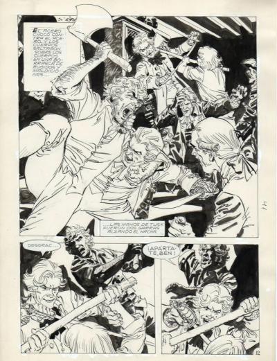 Domingo Mandrafina - TUSK - planche originale à l’encre 2