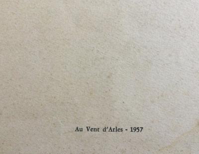 Édouard PIGNON - Au vent d’Arles,1957 - Lithographie signée 2