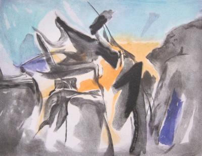 Christine BOUMEESTER (1904-1971) - Composition, 1958 - Gravure signée au crayon 2